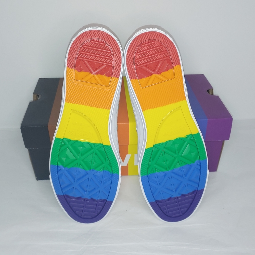 Converse pride abstract white low tops - Picture 5 of 16